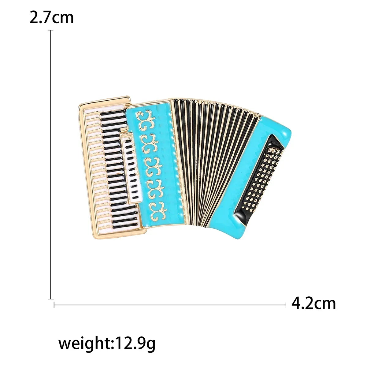 Enamel Cello Musician Brooches for Women Unisex Musical Instrument Pins Multi-color Available Office Party Accessories Gifts