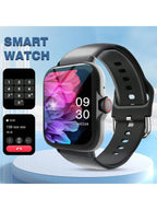 Smart Watch with 1.68-Inch HD Display – Wireless Calling/Dialing, Alarm/Message Notifications, Fitness Tracking, Music Control.