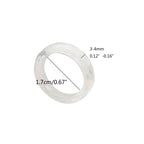 2x Acrylic Rings Set Colorful Rings Transparent Stacking Rings Aesthetic Funny Stackable Ring for Women Girls Gift