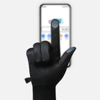 Winter Warm Gloves for Men with Thick Velvet, Windproof and Waterproof, Touchable Screen, Sports Running, Driving, Outdoor Cycli