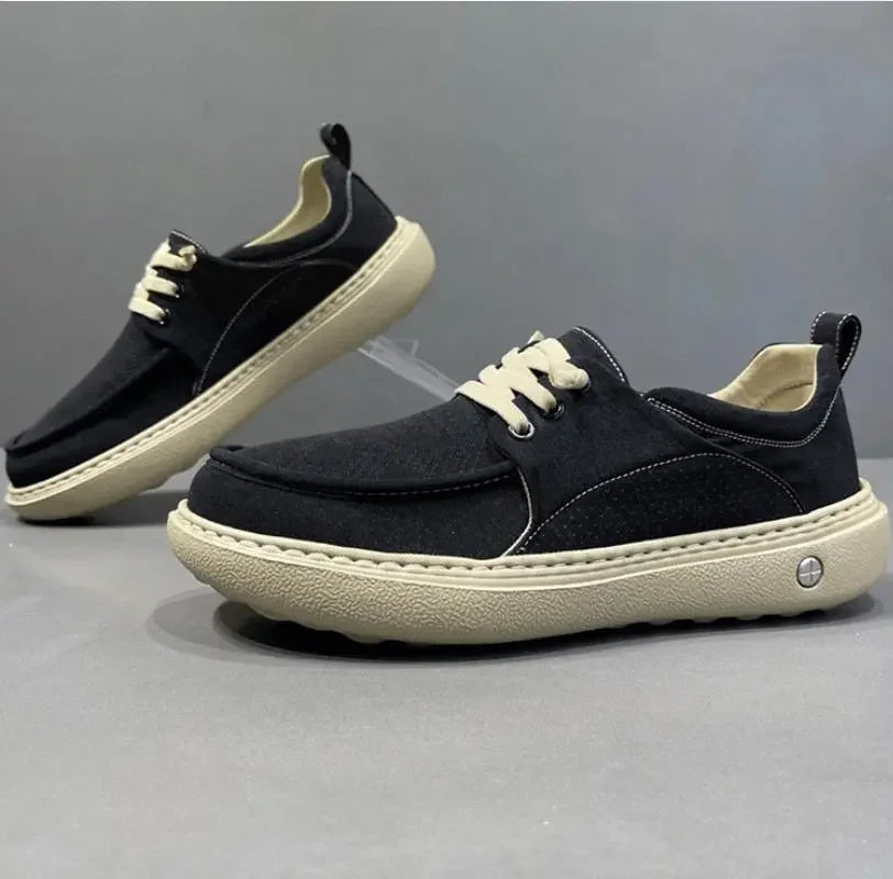 Men's Cosy Fashionable Comfortable Flat Footwear Fall New Men Casual Shoes Retro Lightweight Breathable Non-Slip Mens Sneakers