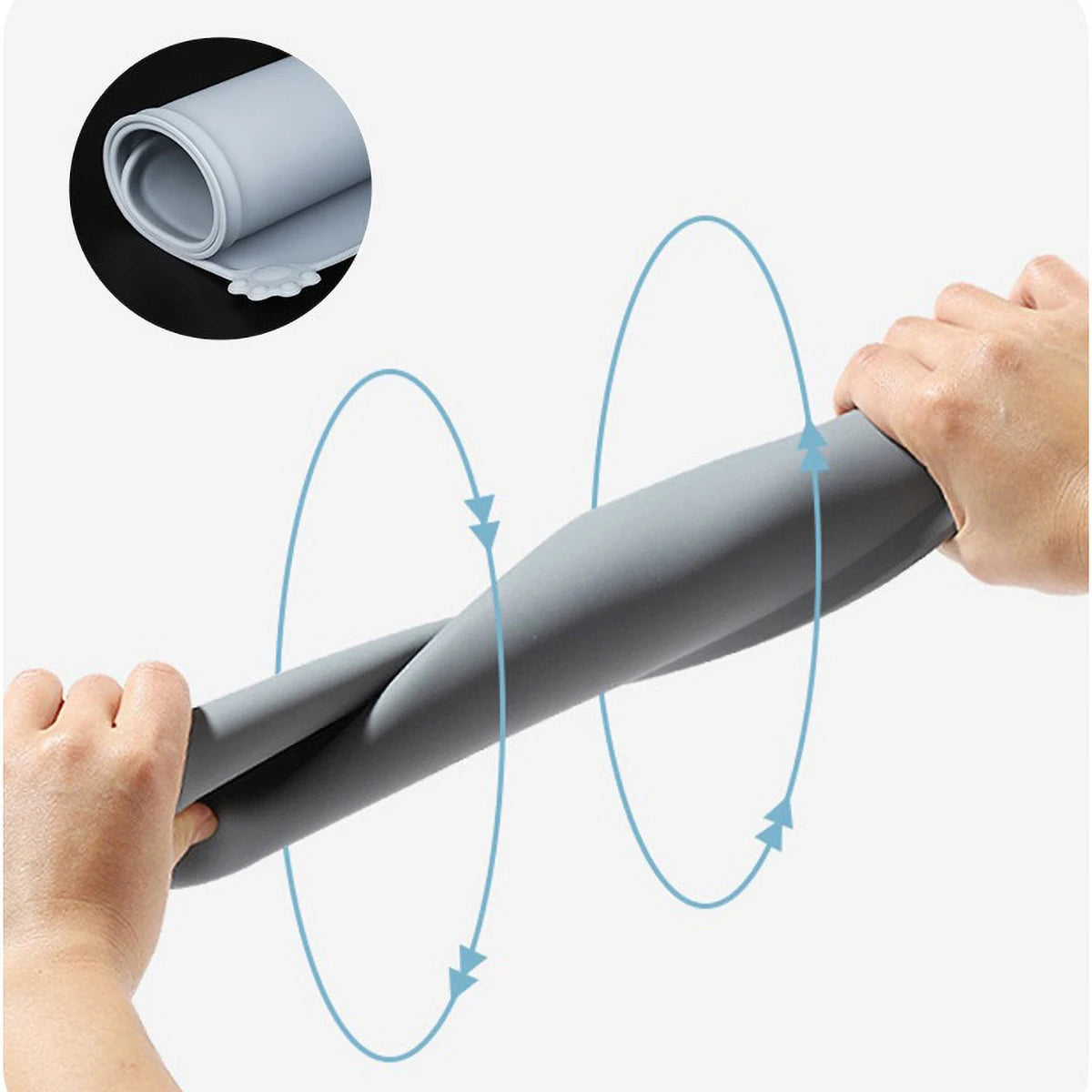 Pet Feeding Mat for Dogs Cats Non-Slip Silicone Cat Food Mat Waterproof Washable Spill-Proof Pet Placement Mat Pet Supplies