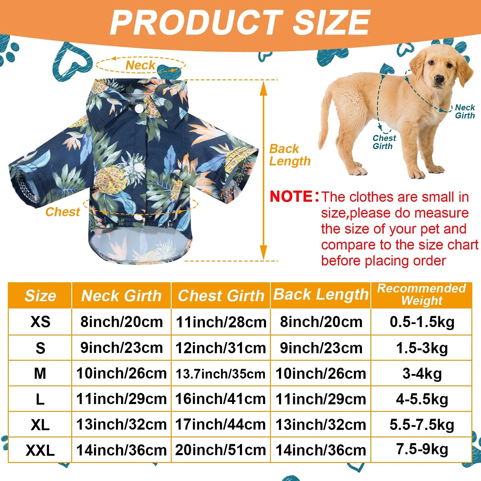 Pet Summer T-Shirts Hawaii Style Floral Dog Shirt Hawaiian Printed Pet T-Shirts Breathable Cool Clothes Beach Seaside Puppy