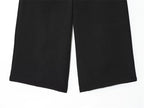 Women's Shorts New Summer 2025 Black Cropped Simple Shorts Casual and Fashionable Capable Commuter Personality Versatile