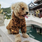 Winter Pet Clothes Warm Cotton Clothing For Puppies Small Medium Fat Dogs Coats Dog Paw Prints Double-Sided Wearable Pet Jackets