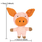 Cute Dog Plush Toys Teething Chew Squeak Dog Toys For Small Medium Breed Cat Bite Resistant Squeaky Juguetes Para Perros Cat Toy