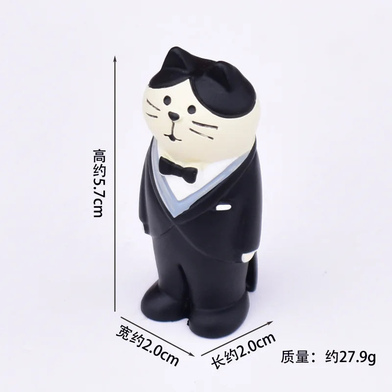 Zakka Chinese Valentine's Day Series Japan Decoration Figurines Resin Craft Desk Accessories Scene Decoration Gifts Home Decor