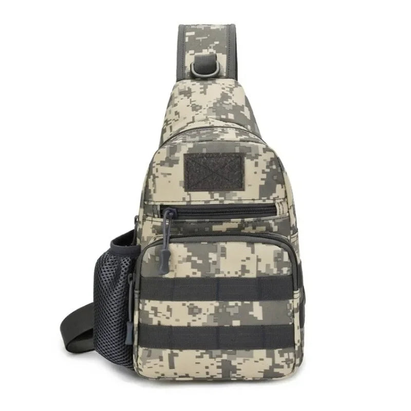 Crossbody bag, men's tactical Single shoulder chest bags, daily bag, travel sports, off-road running, hiking Мужская сумка bolsa