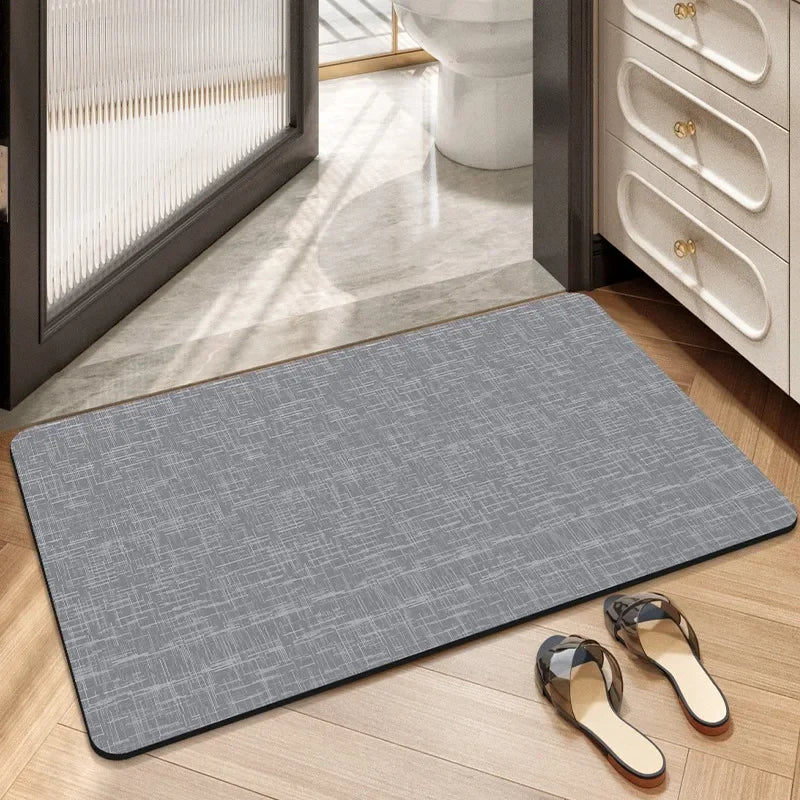 Bathroom Absorbent Carpet Quick-drying Non-slip Mat High Quality Diatom Mud Modern Home Decoration Simple and Easy To Care Rugs