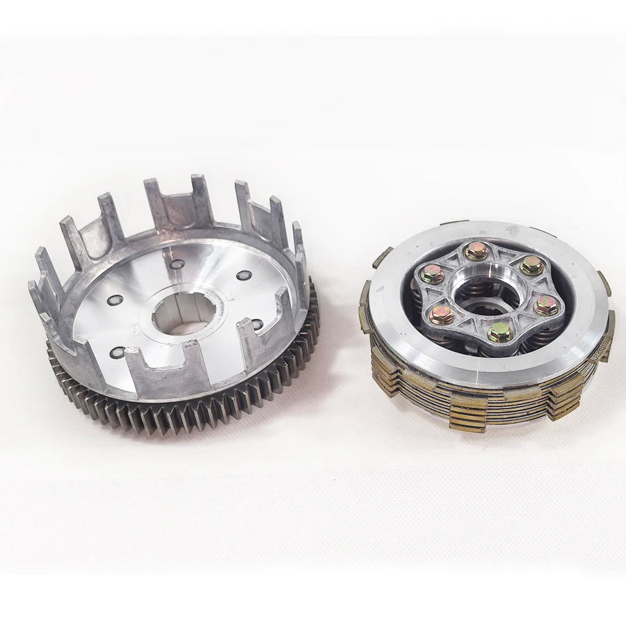 Clutch 70 Teeth Clutch 127mm diameter,6 plate and 6 Column for Zongshen,Bashan,Loncin Lifan CB CG200cc 250cc Water cooled engine