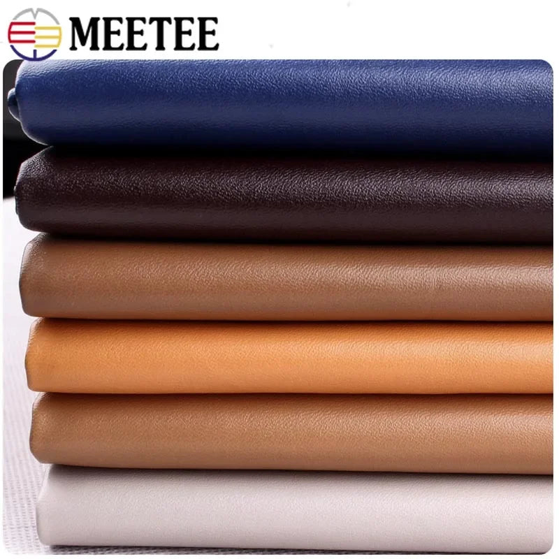 100*137cm 0.7mm Leather PU Fabric Wear-resistant Artificial Leathers Material for Sewing Bag Luggage Sofa Car Handmade Material