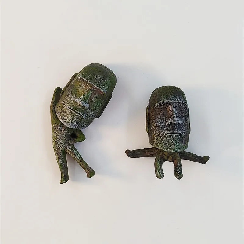 Easter Island Statues Chile Souvenirs 3D Fridge Magnets Resin Refrigerator Magnets Sticker Handicraft Collection Gift Decoration