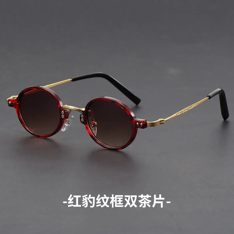 Round Sunglasses Man New FashionOutdoor Shades for Driving Women Brand Designer Vintage Fashion Sun Glasses Trendy Glasses UV400