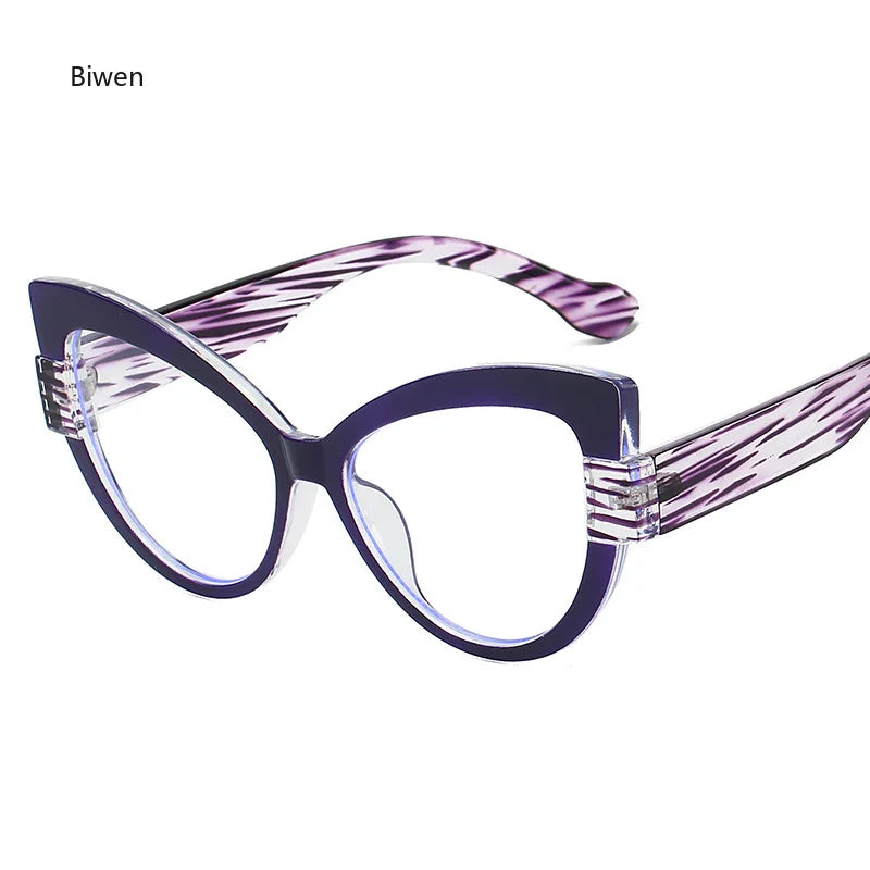Fashion Brand Glasses Frame Women Computer Myopia Eyewear Frames Tr90 Ultra Light Eyeglasses Ladies Spectacle Frames Latest 2024