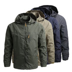 Men Autumn Waterproof Jackets Casual Hooded Windbreaker Field Camping Fishing Coat Outerwear Baseball Hiking Jacket Man Clothing