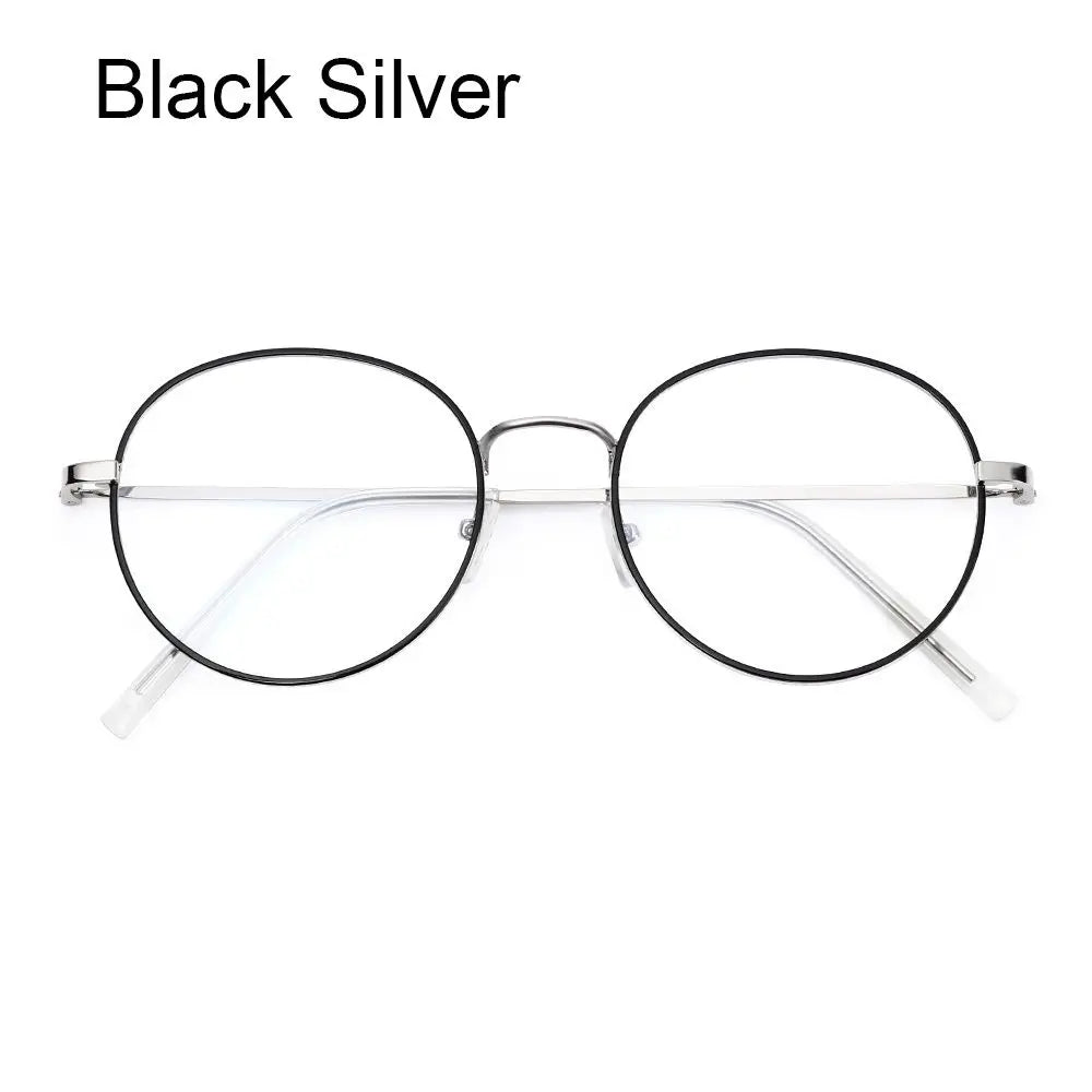 Anti-Blue Light Glasses for Women Men Classic Metal Frame Eyewear Fashion Office Computer Goggles Blue Rays Blocking Glasses