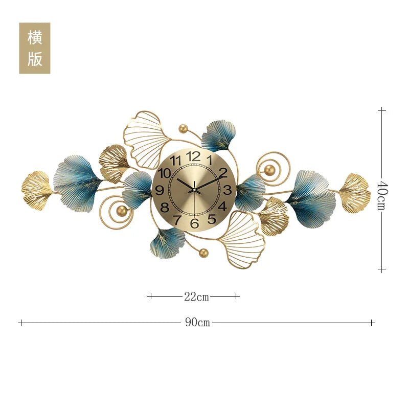 Bathroom Aesthetic Clock Wall Luxury Mechanism Modern Minimalist Modern Luminous Bedrooms Relogio De Parede Home Decoration