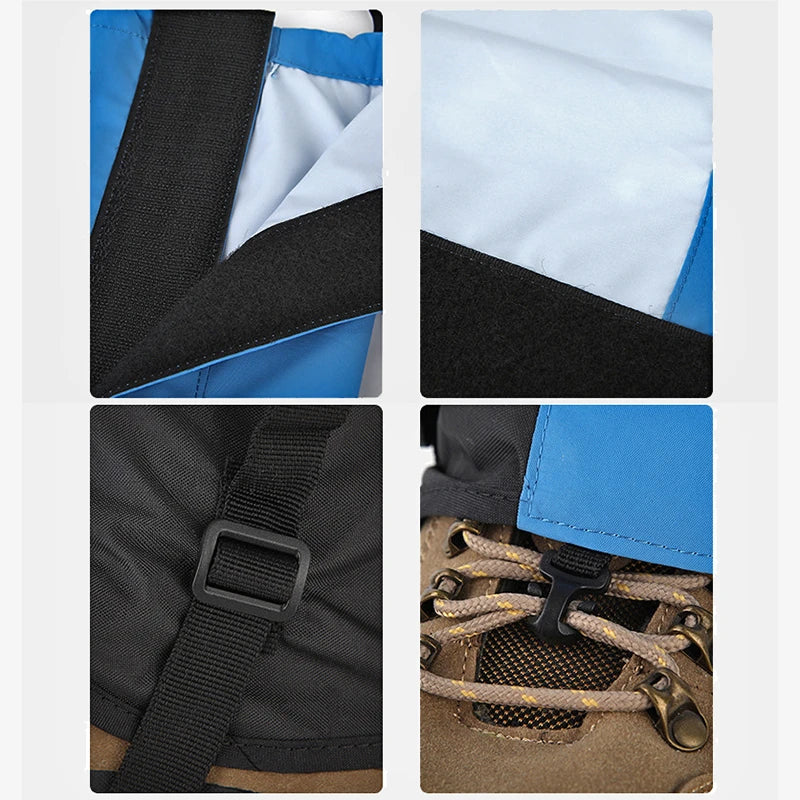 Waterproof Hiking Leg Warmer Gaiters for Men Women - Climbing Ski Camping Hunting Winter Outdoor Travel Legging Leg Covers