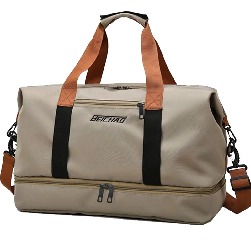 This Men's and Women's Handbag Can Be Carried by Hand or over the Shoulder, and Is Suitable for Both Travel and Daily Use