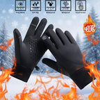 Winter Gloves for Men Women - Waterproof Thermal Glove for Cold Weather,for Running Cycling with Touchscreen Finger
