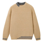 Men New Winter Casual Warm Pullover Sweater Is Comfortable Versatile Breathable Fashionable High-quality Windproof Warm Sweater