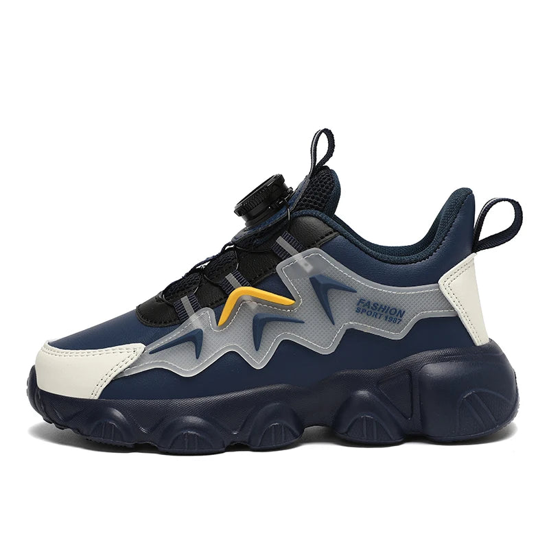 Children Shoes Luxury Origin Girls Sneaker Autumn Luxury PU Leather Platform Kids Casual Sneaker Girls Sports Shoes Size 29-38