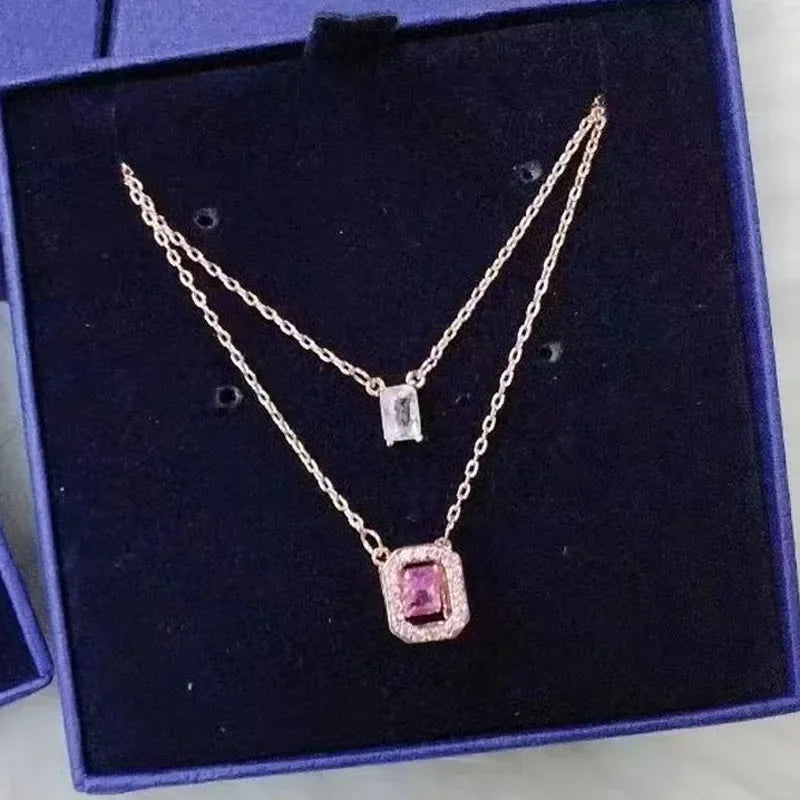 Original Drop Earrings 2025 New Trendy Crystal Fine Jewelry Sets Designer Earring Gift Party Jewelry for Women