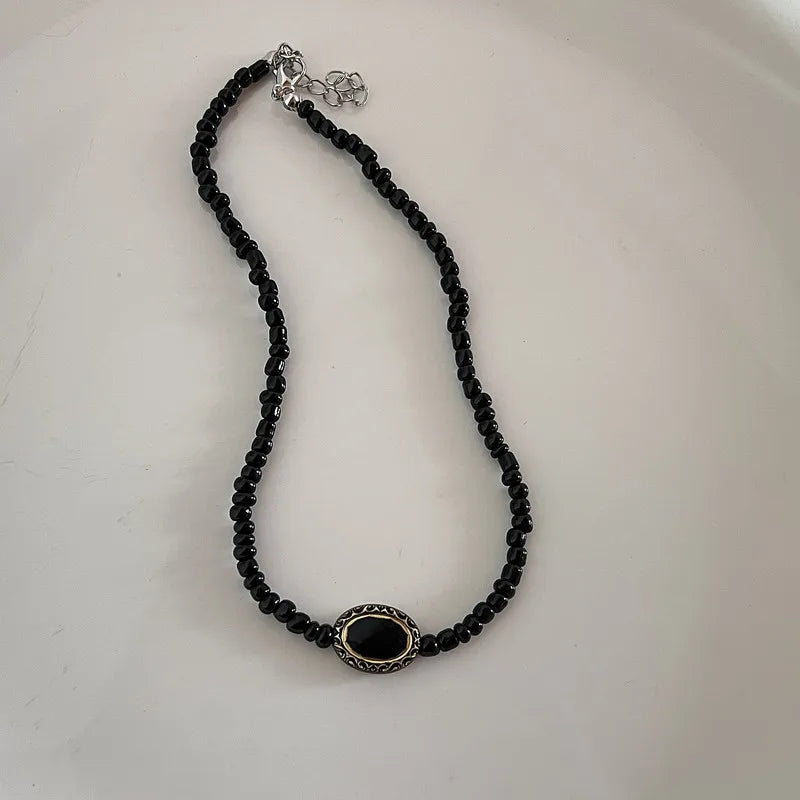 Shiny Chokers for Girls Sexy Punk Letter Night Entertainment Venue Statement Party Necklace