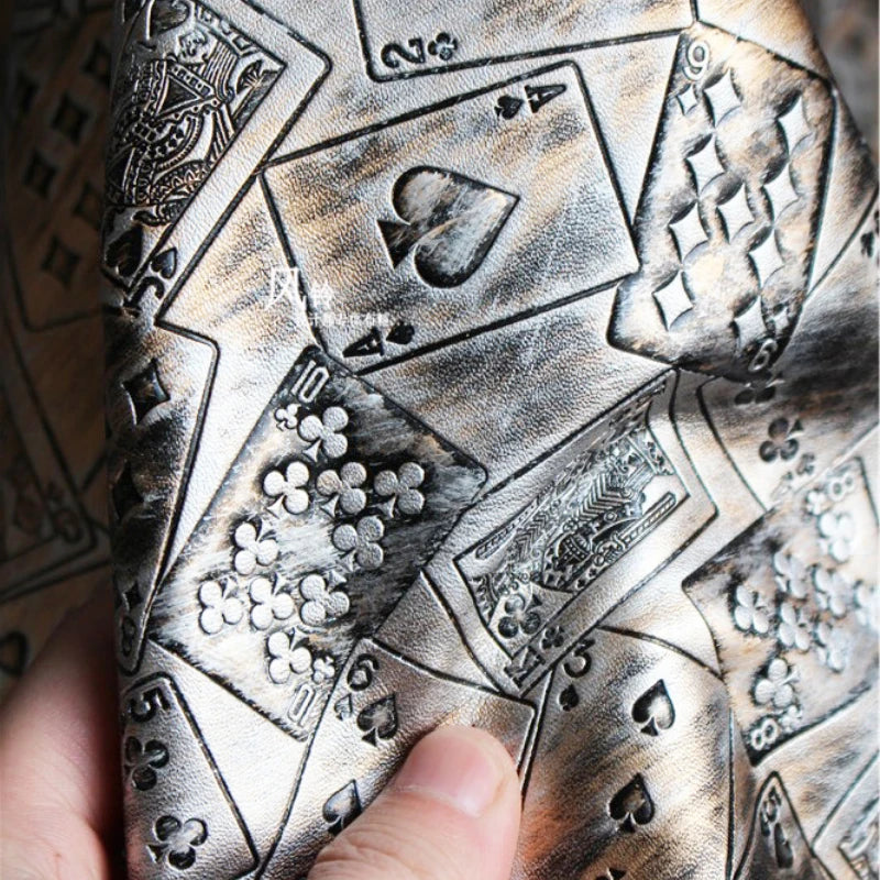 Leather Fabric Creative for Clothing Dress Fashion Styling Designer Handmade Diy Sewing Material Cloth Wholesale