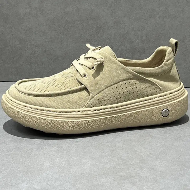 Men's Cosy Fashionable Comfortable Flat Footwear Fall New Men Casual Shoes Retro Lightweight Breathable Non-Slip Mens Sneakers