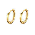 925 Sterling Silver Gold hoop Earring Creative Hot Sexy Jewelry For Women Gift Customized