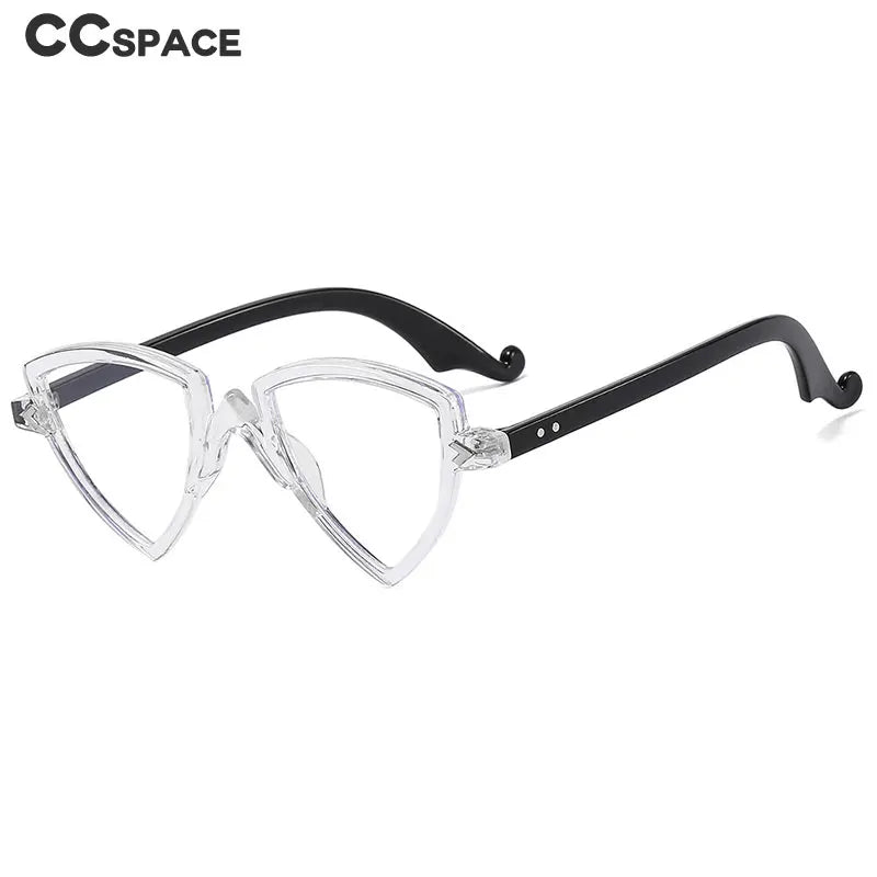56405 Blue Light Blocking Computer Glasses Women Fashion Tr90 Frame Vintage Irregular Eyewear Anti Eyestrain Eyeglasses