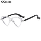 56405 Blue Light Blocking Computer Glasses Women Fashion Tr90 Frame Vintage Irregular Eyewear Anti Eyestrain Eyeglasses