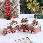 Christmas Ornaments Snowman Gingerbread Man Ice Cream Candy Train Christmas New Year Home Decoration Xmas Kids Gift Noel Navidad