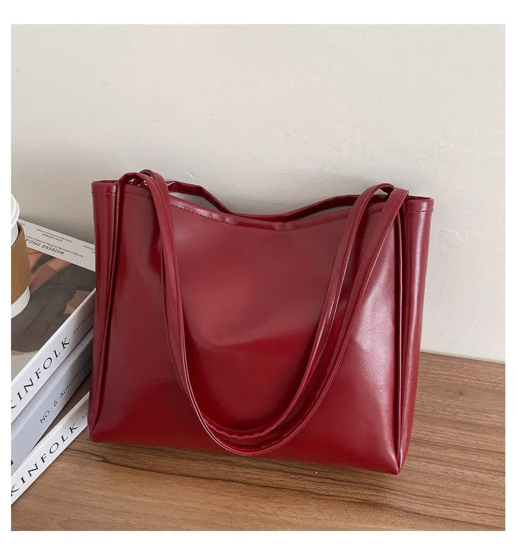 Women's Bag Simple Large Capacity Shoulder Bags For Women Waterproof Tote Bag Daily Commuting Handbag