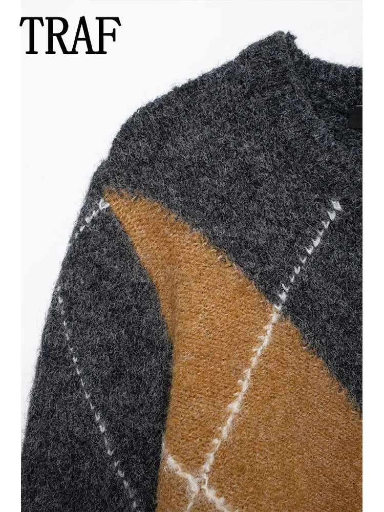 Women's Sweater New Autumn New Fashion Sweaters for Women Long Sleeve Pullover Casual Knitwear Top ﻿