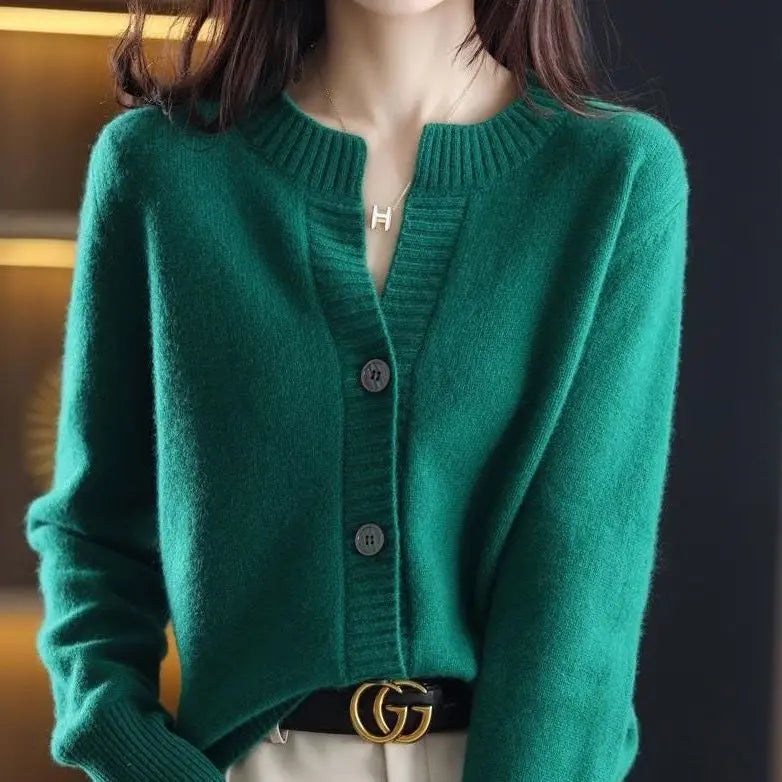 Cardigans Woman Knitted Winter 2024 Trend Fashion Tops Cardigan For Women Sweater Vintage High Quality Sweaters Korean Style