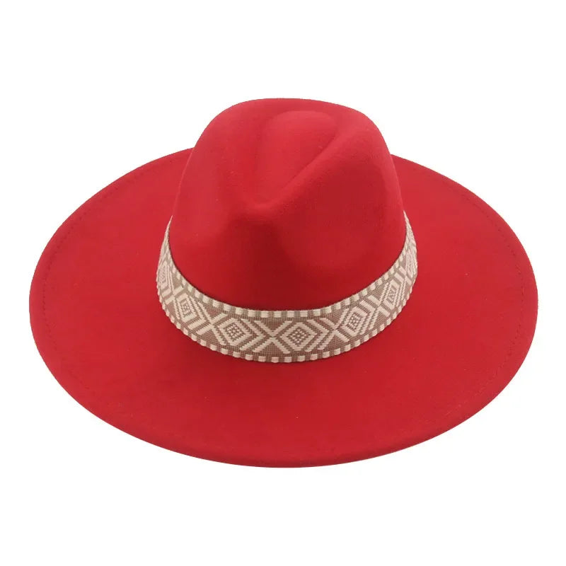 Hat Hats for Women Fedoras Men Caps Male Autumn Winter Solid Winter Hat Casual Band Jazz Caps 60cm Big Size Sombreros De Mujer
