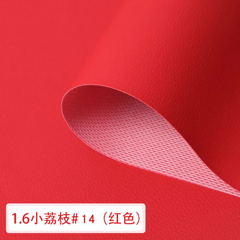 Artificial Leather For DIY Bag Material Fabric , Faux Leather Nice PU Leather 50*160cm Upholstery Furniture Fabric 0.65mm