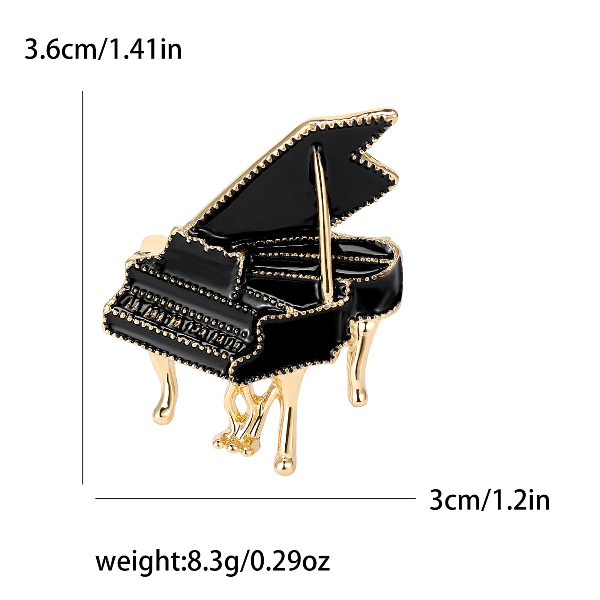 Enamel Cello Musician Brooches for Women Unisex Musical Instrument Pins Multi-color Available Office Party Accessories Gifts