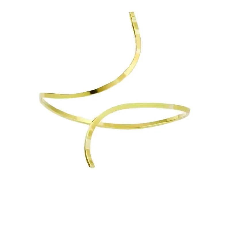 New European and American Retro Linear Geometric Curved Anklets and Foot Accessories Fashionable Summer Beach Matchinging