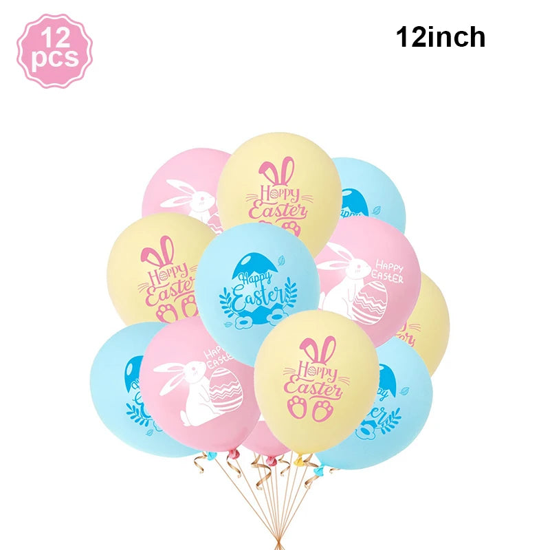 Easter Decoration Burlap Banner Cute Rabbit Carrot Hanging Garland for Easter Party Holiday Home Decoration Wall Decors Supplies