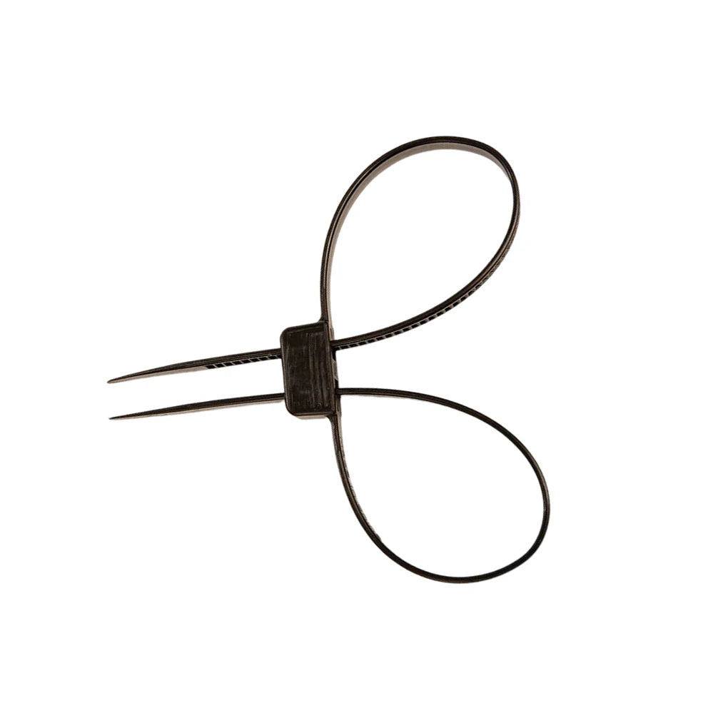 Flex Cuffs Plastic Nylon Heavy Duty Double Buckle Disposable Zip Tie Handcuffs Toughness Cable Handcuff Security Outdoor