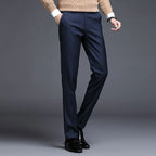 Top Grade New Brand Fashion Straight Suit Pant Office Trousers For Men Dress Pants Relax Fit Business Trousers Men's Clothing