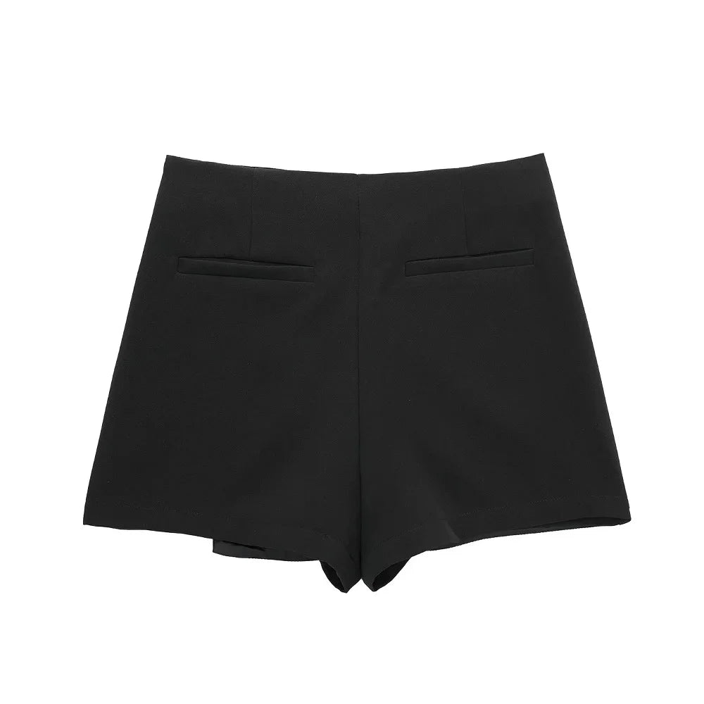 MUJER Woman Shorts Skirts Asymmetric High waist Shorts Skirts for Women Black Pink Mini Skirt Shorts Woman Fashion Women shorts