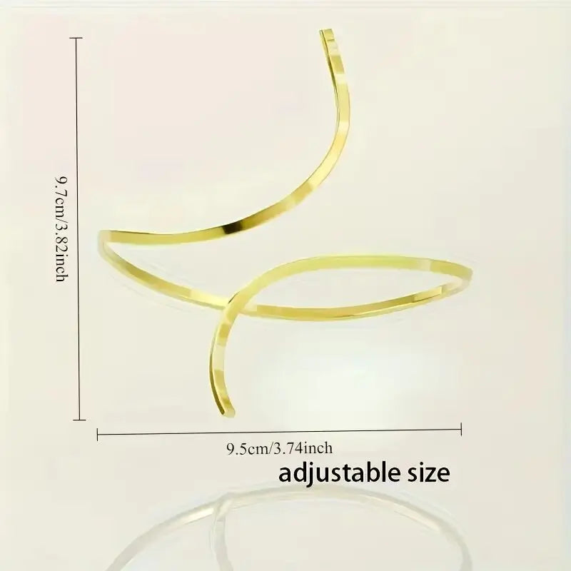 New European and American Retro Linear Geometric Curved Anklets and Foot Accessories Fashionable Summer Beach Matchinging