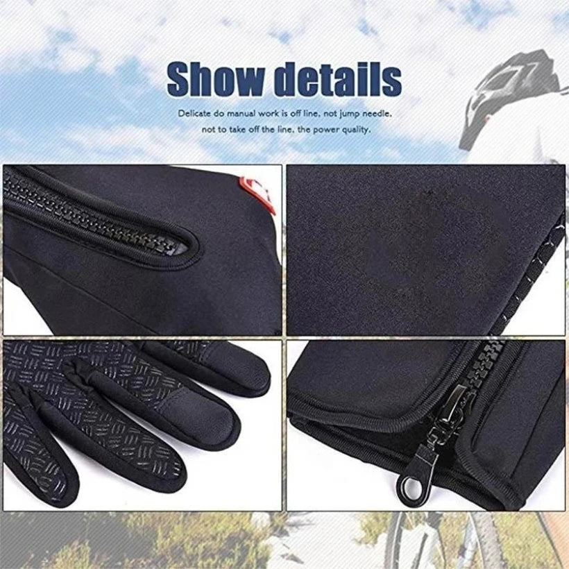 Winter Gloves For Men and Women Waterproof Windproof Cold Gloves Snowboard Motorcycle Riding Driving Warm Touchscreen