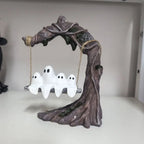 Halloween Themed Halloween Swing Ghost Ornament Handicraft Statue Spooky Ghosts Decor Model Collectible