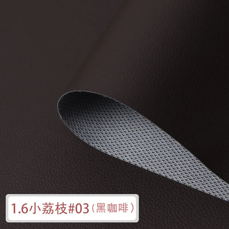 Artificial Leather For DIY Bag Material Fabric , Faux Leather Nice PU Leather 50*160cm Upholstery Furniture Fabric 0.65mm
