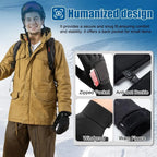 Winter Gloves for Men Women-Waterproof Thermal Glove for Cold Weather,Warm Gloves for Cycling,Snow,Touchscreen Finger